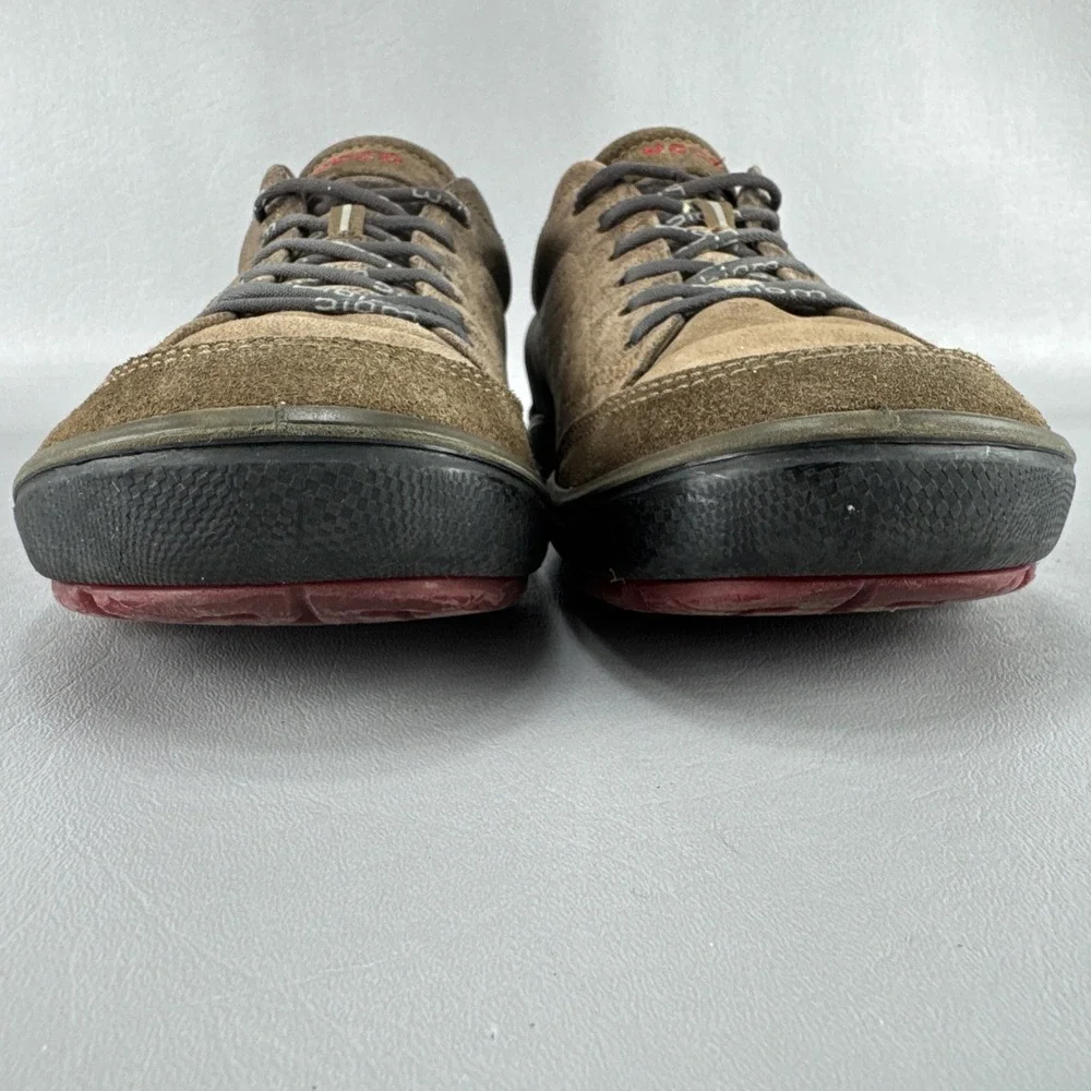 Ecco Biom Grip Shoes Mens Sz 41 US 7-7.5 Brown Distressed Casual Comfort Walking